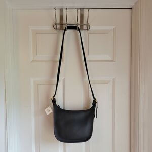 BNWT Coach Janice's Legacy Bag crossbody black leather adjustable strap